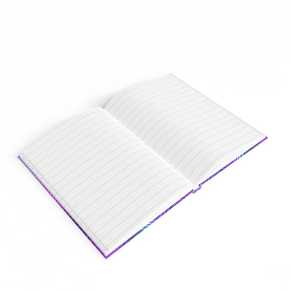hoes b4 bros - journal-lined (purple wave)