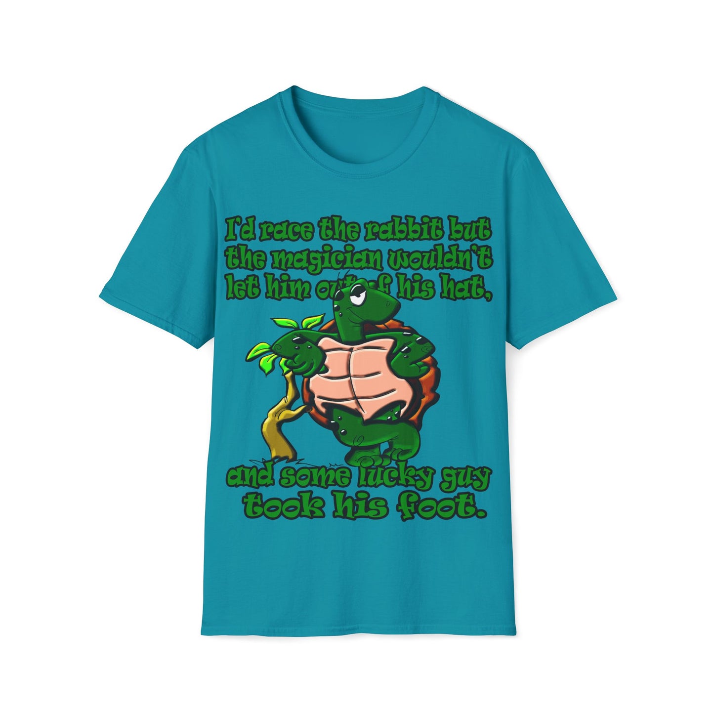 turtle race - Unisex Softstyle T-Shirt