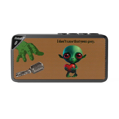 I don't care that your grey - Jabba Bluetooth Speaker (light brown)