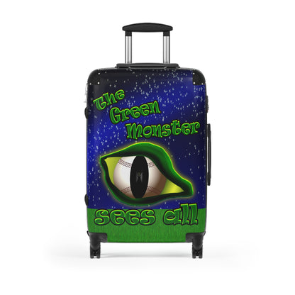 green monster - Suitcase ('snoops' background)