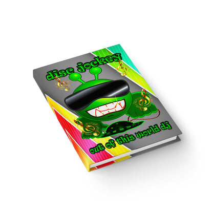 disc jockey - journal-lined (rainbow split)