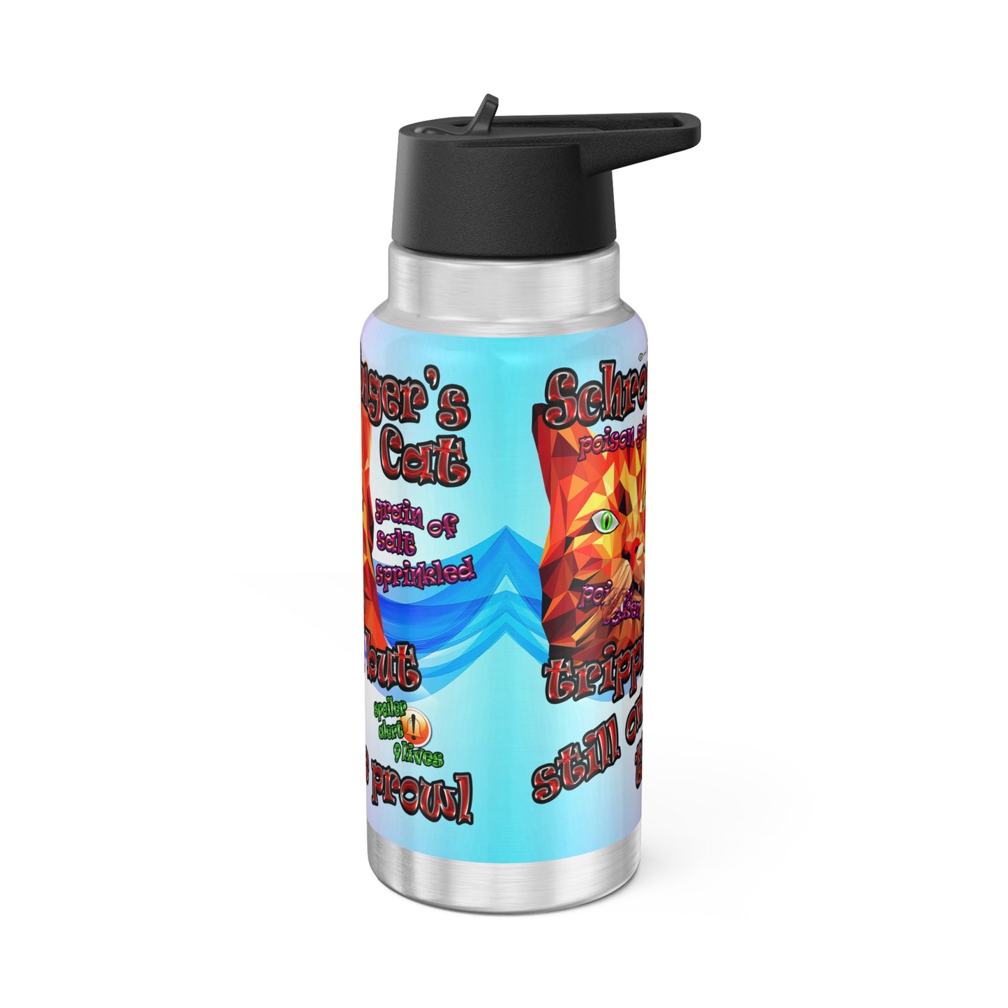 schrodinger's cat - Gator Tumbler, 32oz  (light blue-pink wave)