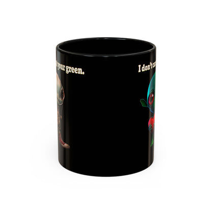 I don't care that your grey - Accent Mug (black)
