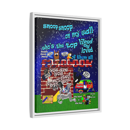 snoops - framed canvas art
