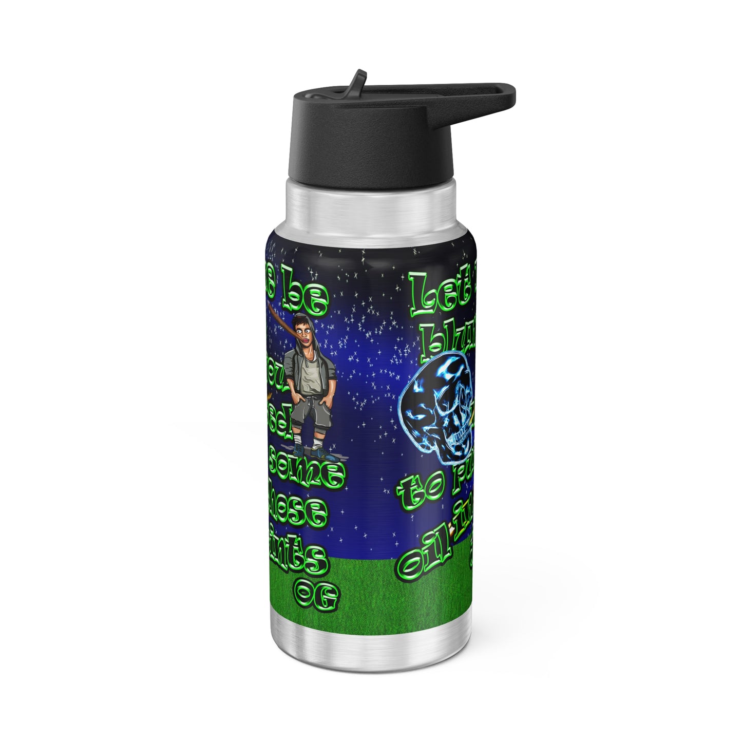 og - Gator Tumbler, 32oz  ('snoops' background)