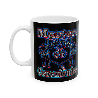 em cee squared - White Mug (black)