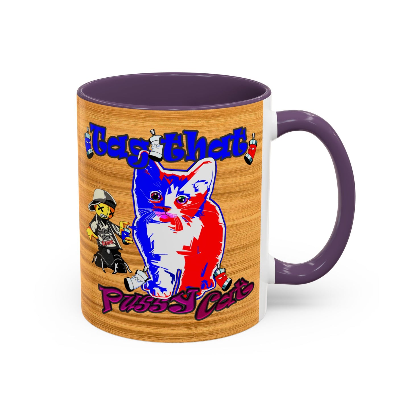 tag that - Accent Mug (butterscotch wood finish)