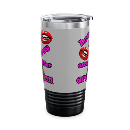hoes b4 bros - Ringneck Tumbler, 20oz (light grey)
