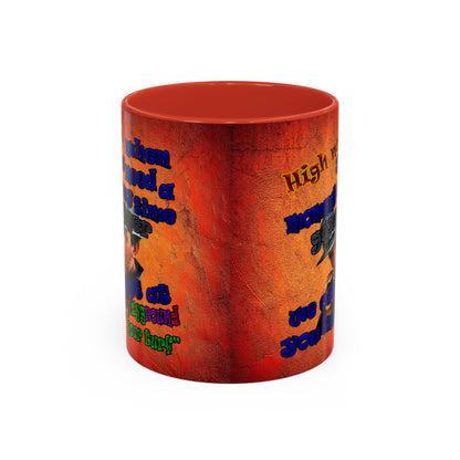 high noon - Accent Mug (burnt orange)