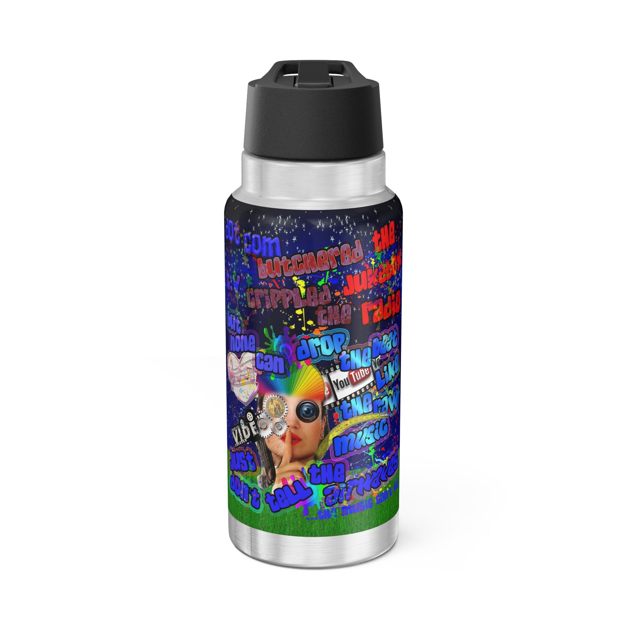 drop the beat - Gator Tumbler, 32oz  ('snoops' background)