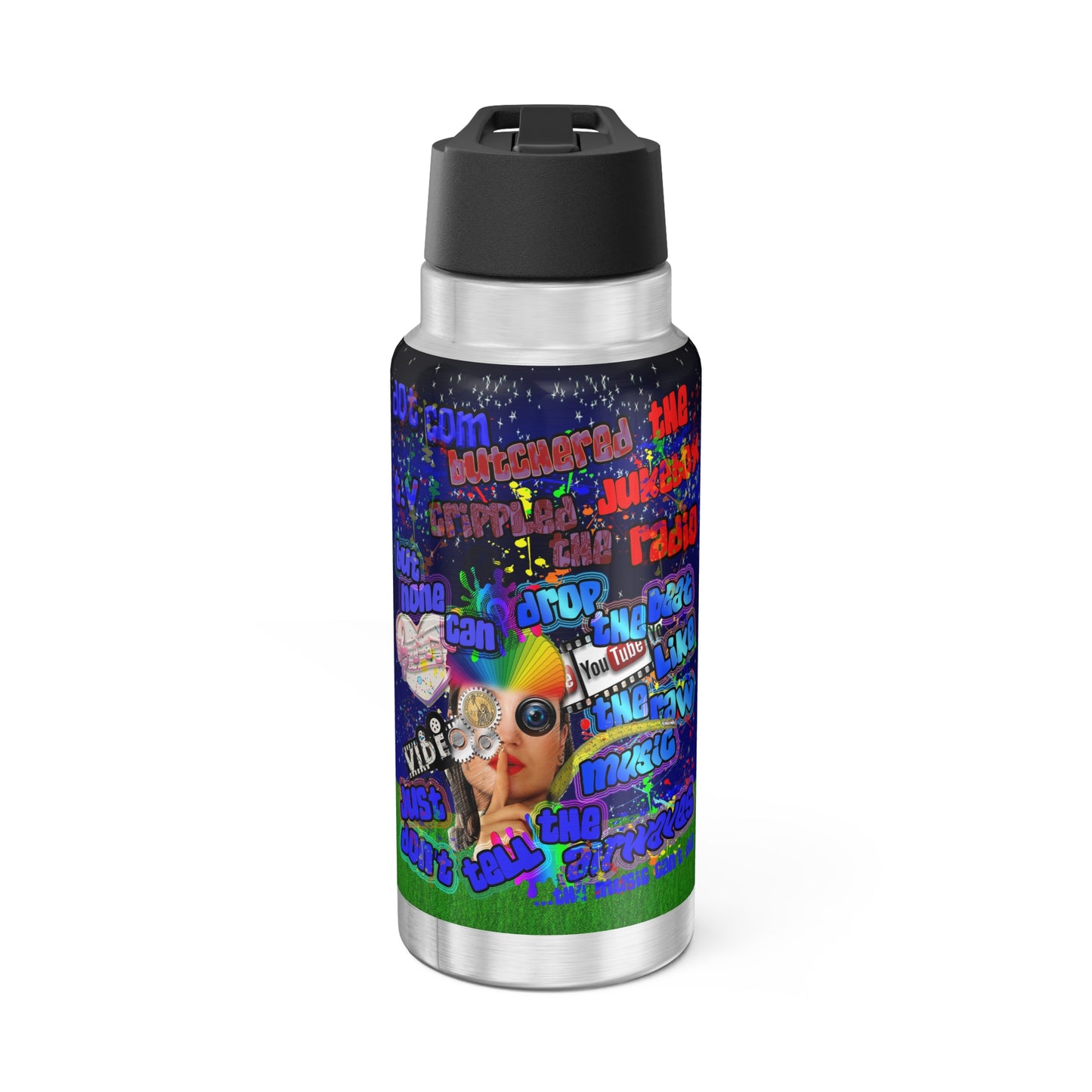 drop the beat - Gator Tumbler, 32oz  ('snoops' background)