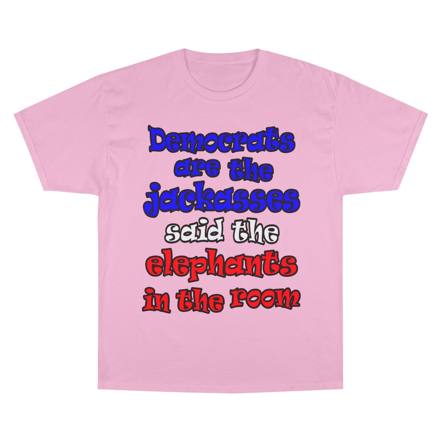 donkeys and elephants - Champion T-Shirt