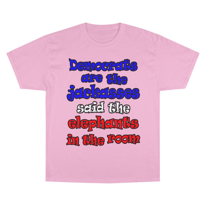 donkeys and elephants - Champion T-Shirt