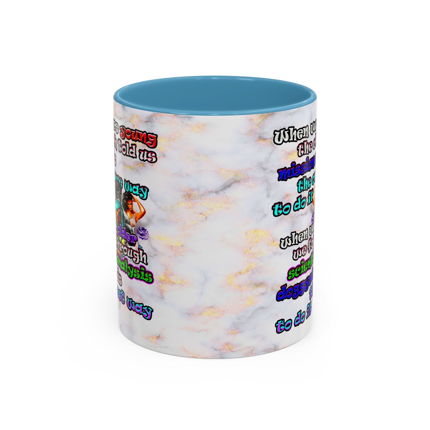 doggystyle - Accent Mug (white marble)