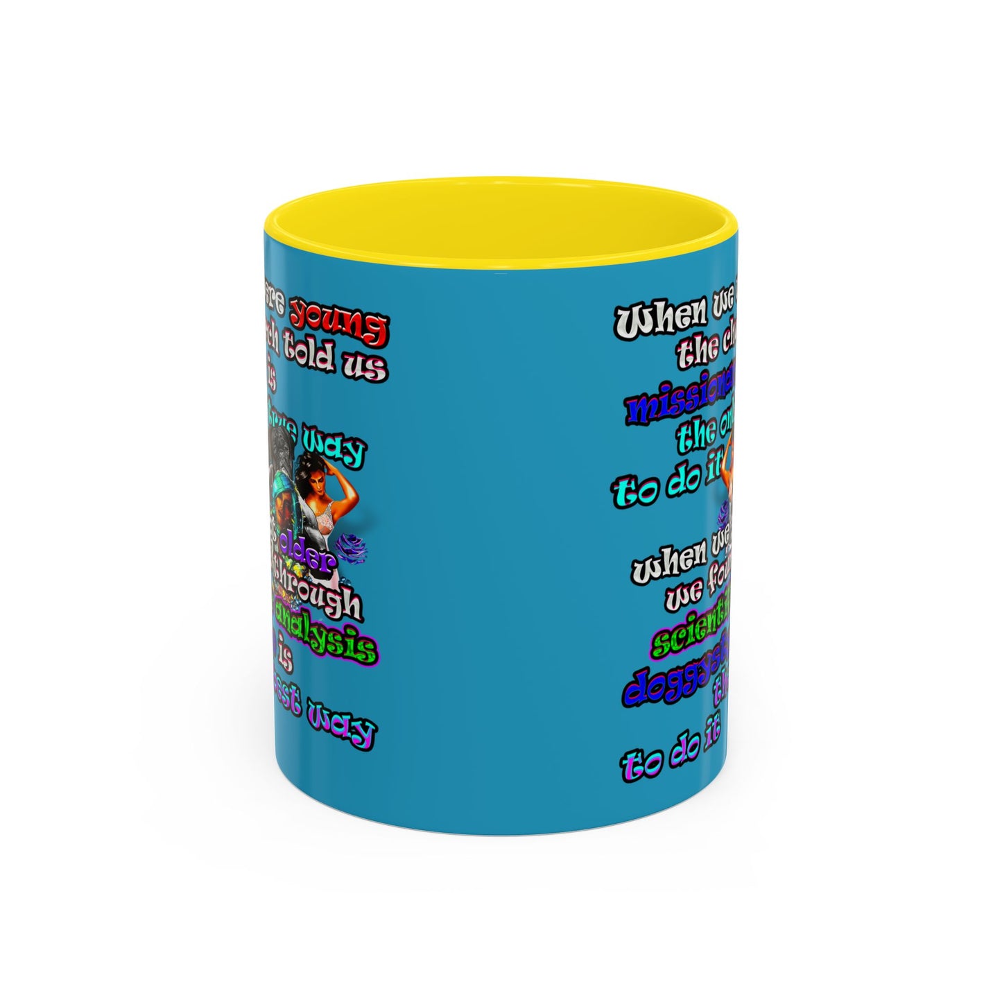doggystyle - Accent Mug (turquoise)