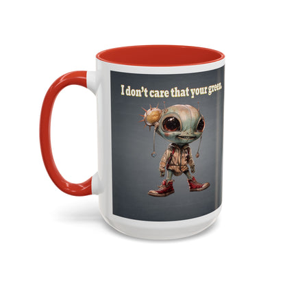 I don't care that your grey - Accent Mug (grey-light grey)