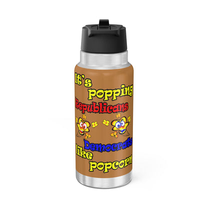popping like popcorn - Gator Tumbler, 32oz (light brown)