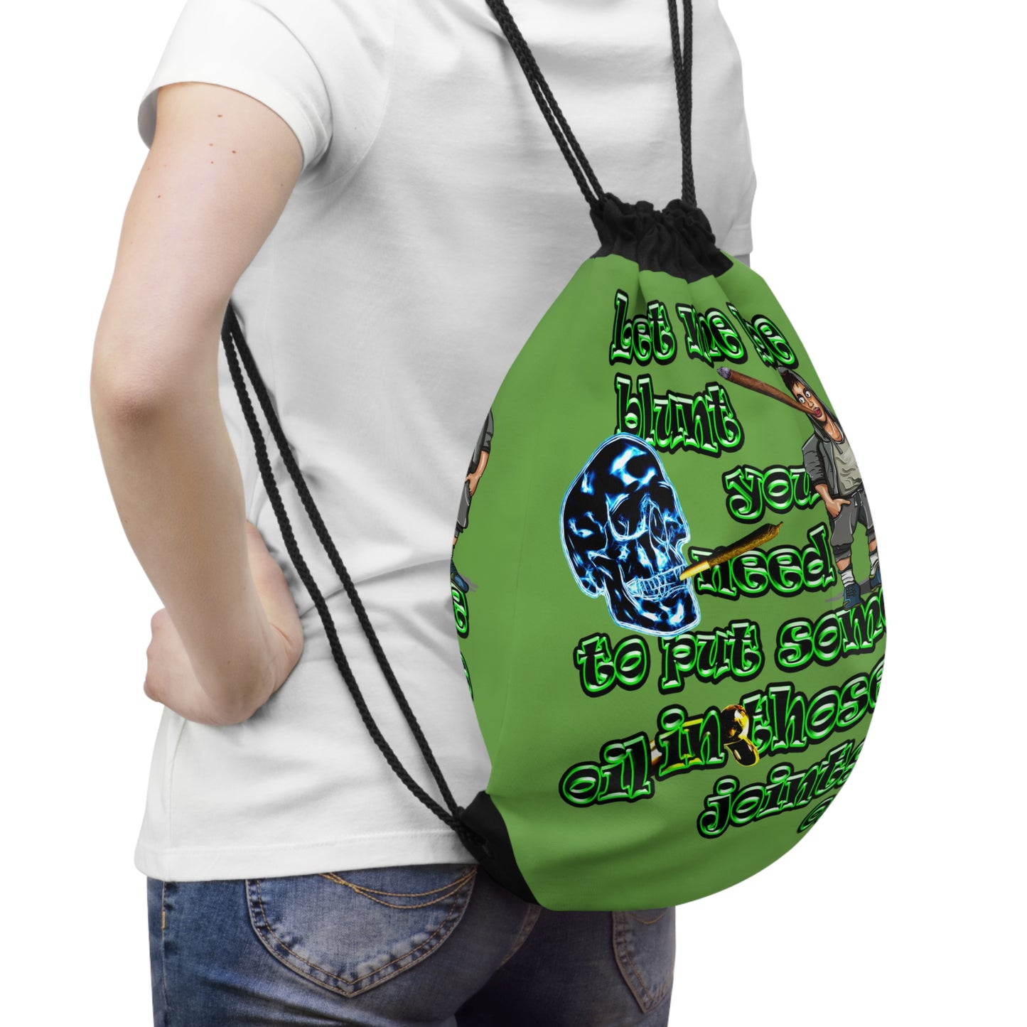 og - Drawstring Bag (green)