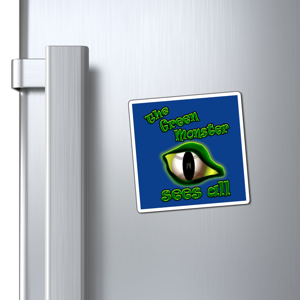 green monster - Magnets - (dark blue)