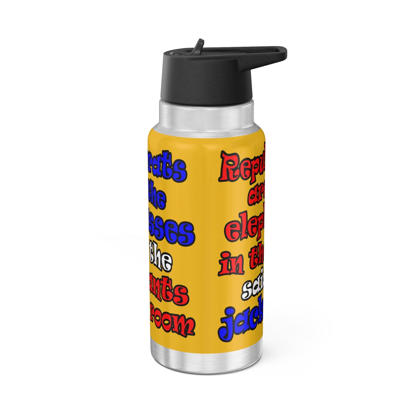 donkeys and elephants - Gator Tumbler, 32oz (yellow)