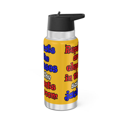 donkeys and elephants - Gator Tumbler, 32oz (yellow)