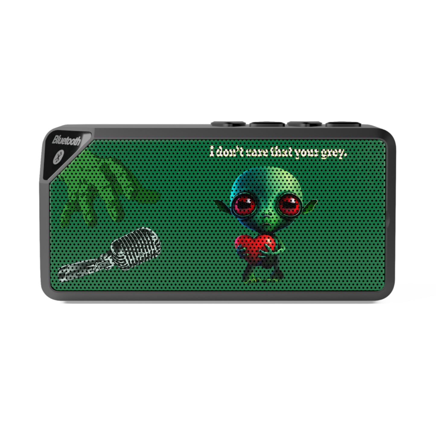 I don't care that your grey - Jabba Bluetooth Speaker (dark green)