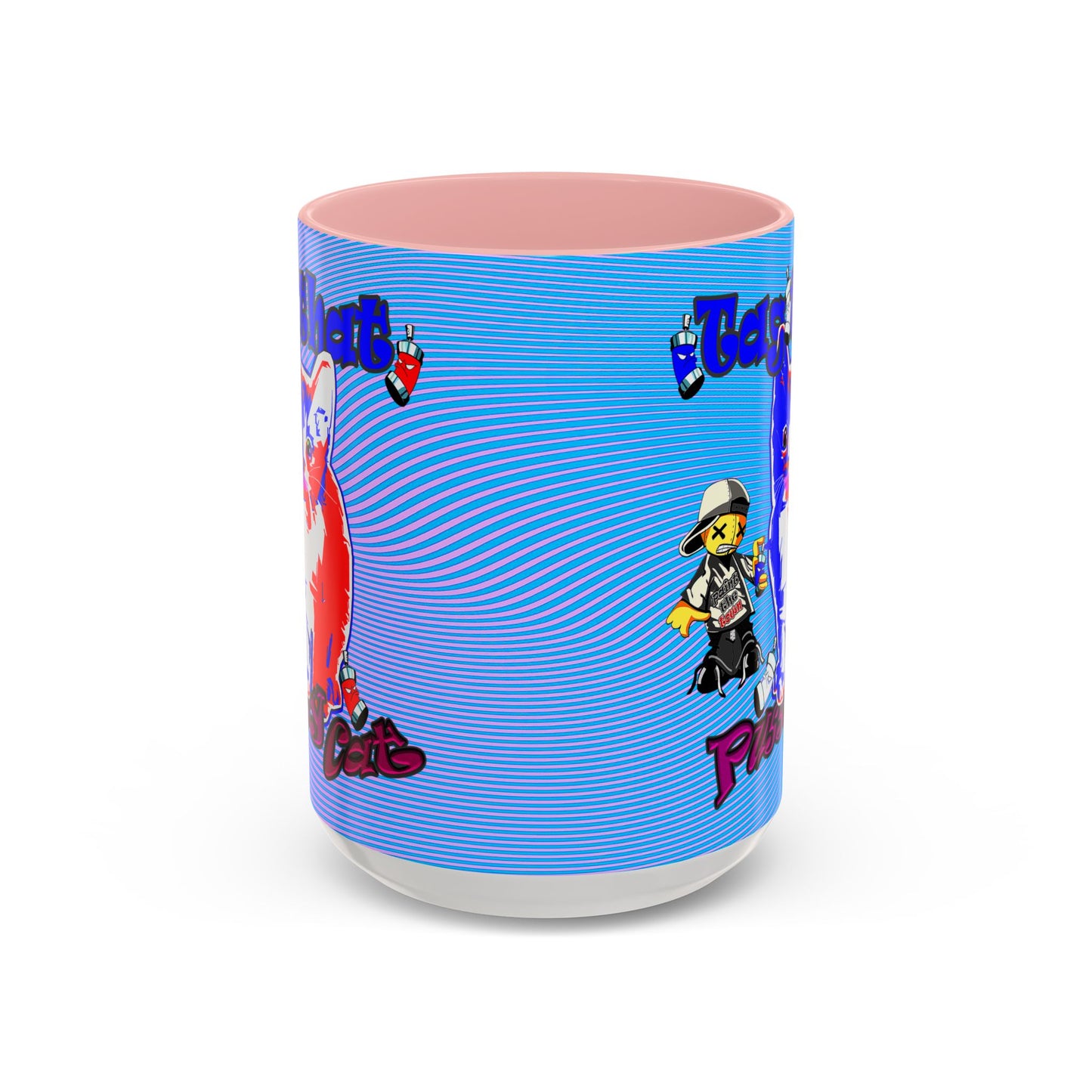 tag that - Accent Mug (light blue-purple wave)
