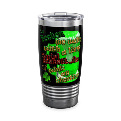 celtics logo - Ringneck Tumbler, 20oz (black)