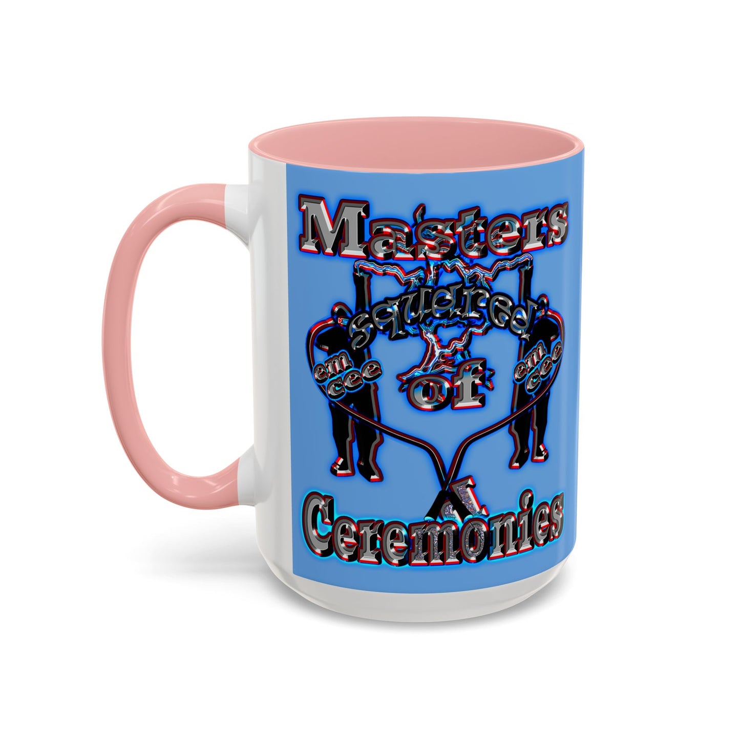 em cee squared - Accent Mug (light blue)