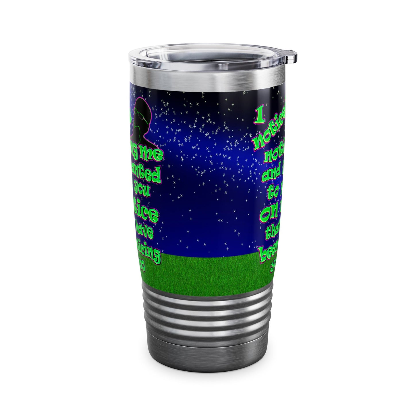 noticed you noticing - Ringneck Tumbler, 20oz ('snoops' background)