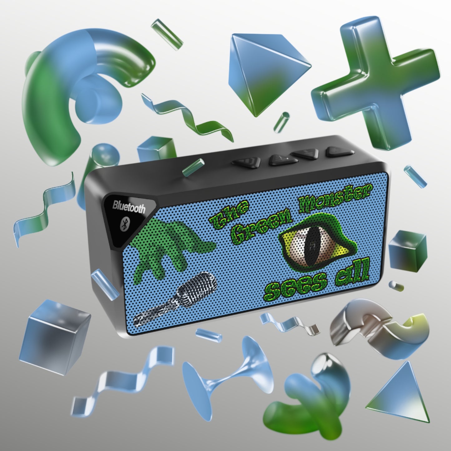 green monster - Jabba Bluetooth Speaker (light blue)