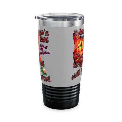 schrodinger's cat - Ringneck Tumbler, 20oz (light grey)