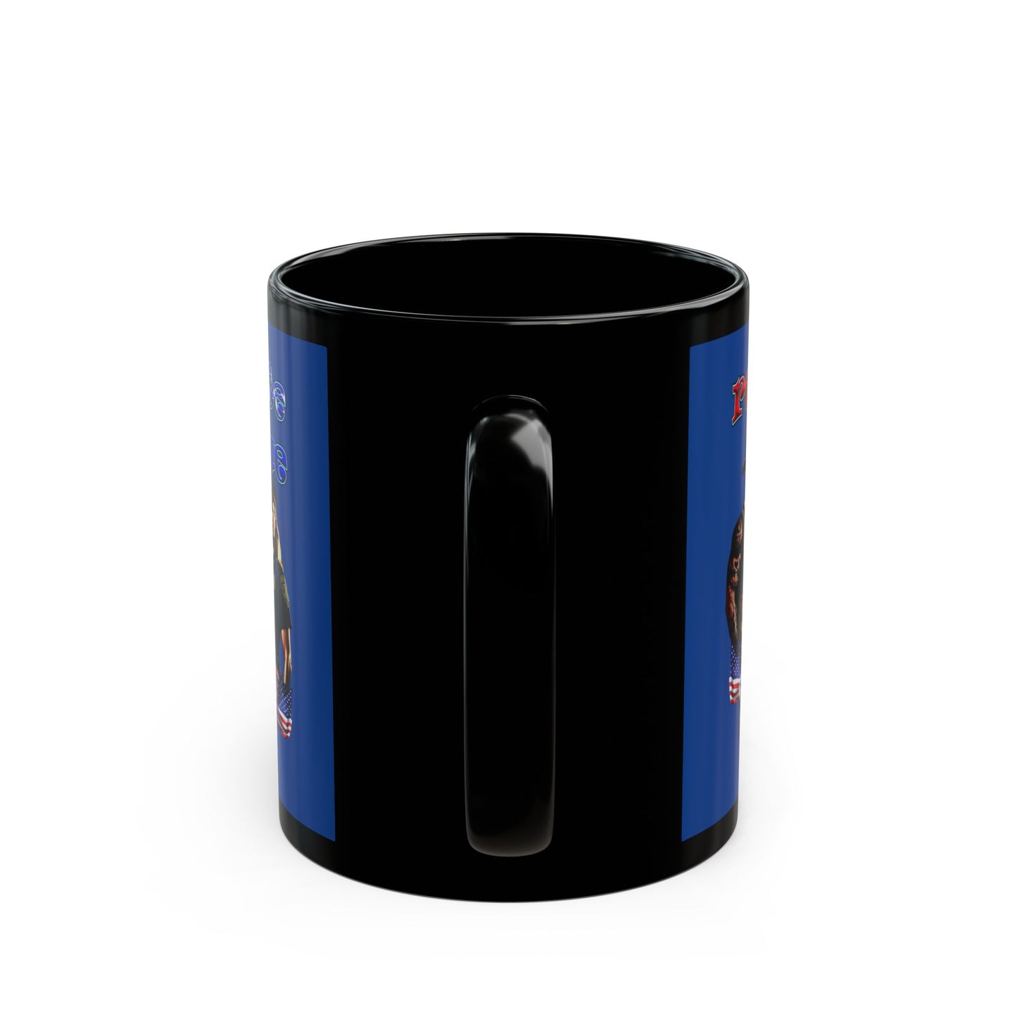 rw&b lives matter - Black Mug (dark blue)