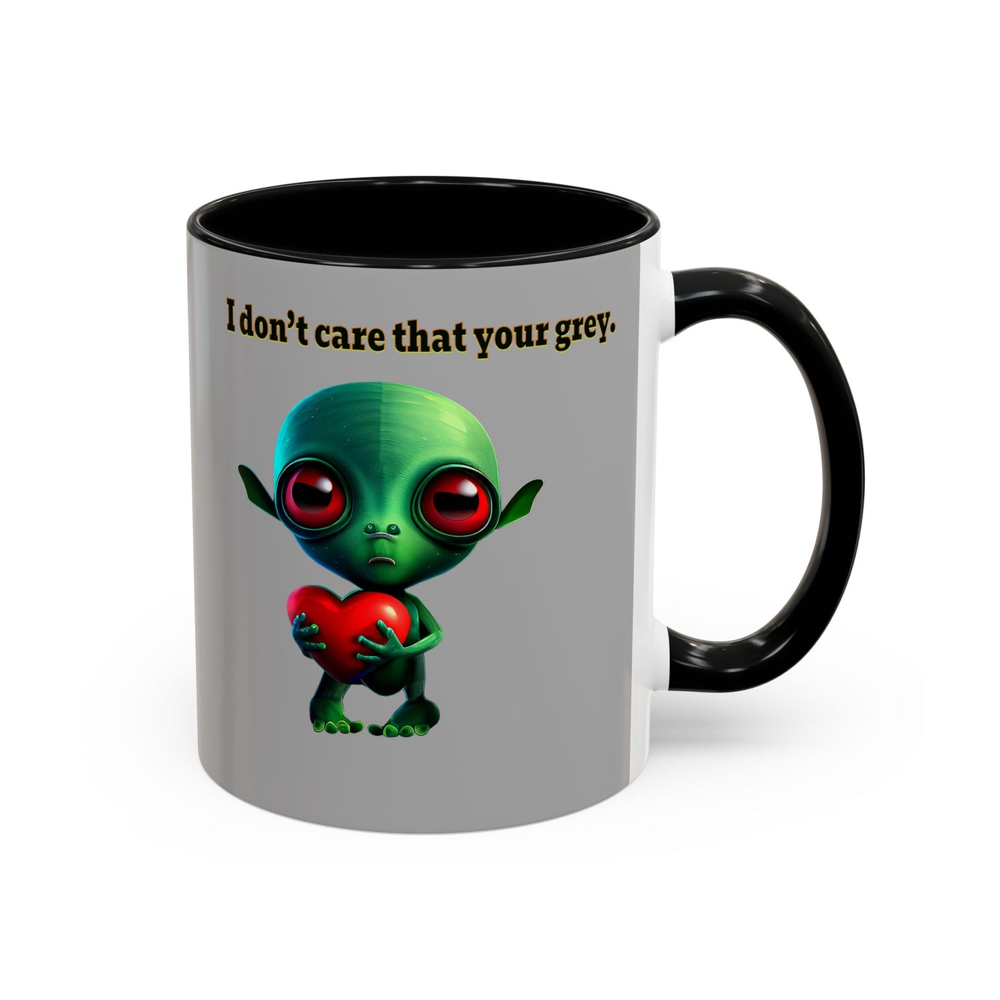 I don't care that your grey - Accent Mug (light grey)