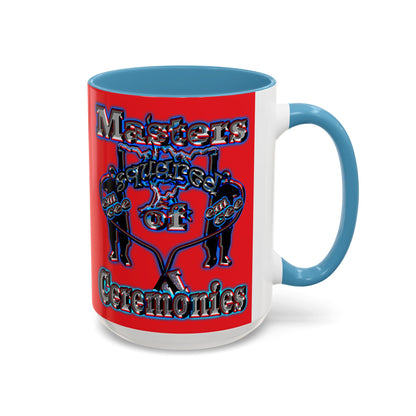 em cee squared - Accent Mug (red)