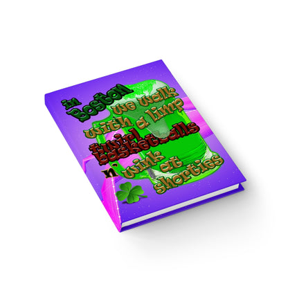 celtics logo - journal-lined (purple-pink wave)