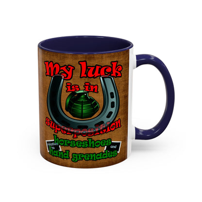 my luck - Accent Mug (brown papyrus)