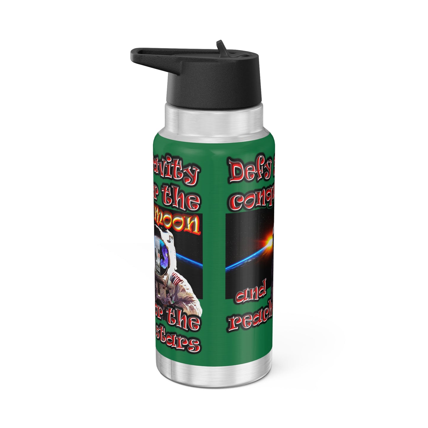 defy conquer reach - Gator Tumbler, 32oz (dark green)