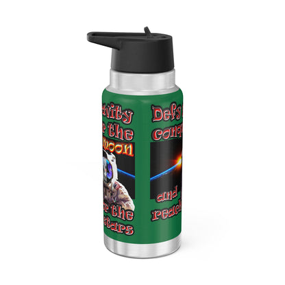 defy conquer reach - Gator Tumbler, 32oz (dark green)