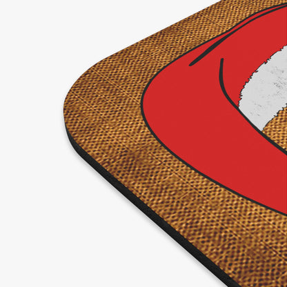 santa's shoes - Mouse Pad (Rectangle) (brown papyrus)