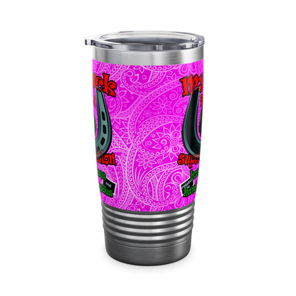my luck - Ringneck Tumbler, 20oz (pink swirl)
