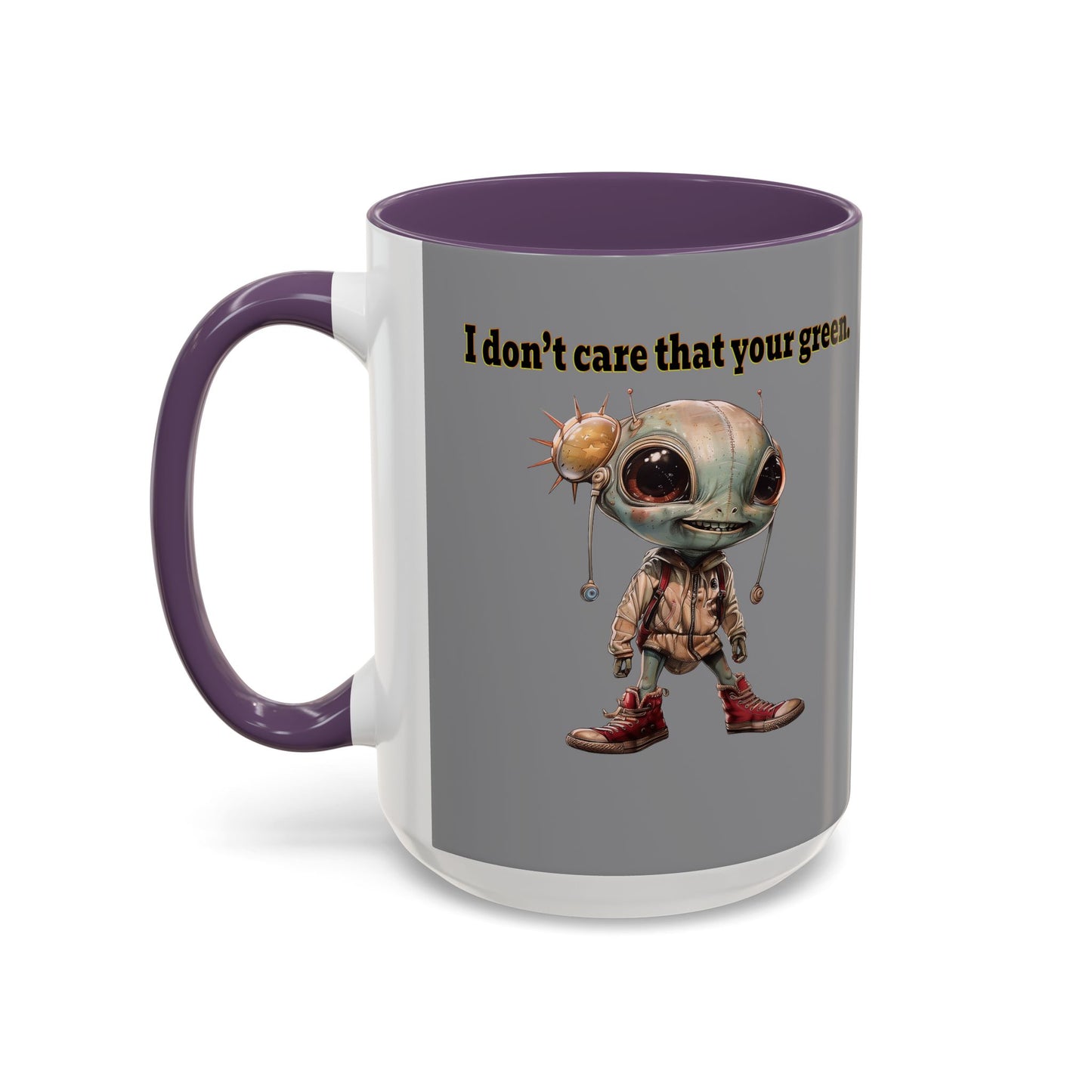 I don't care that your grey - Accent Mug (grey)
