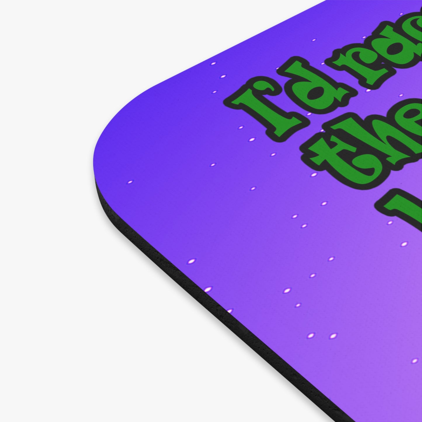 turtle race - Mouse Pad (Rectangle) (purple-pink wave)