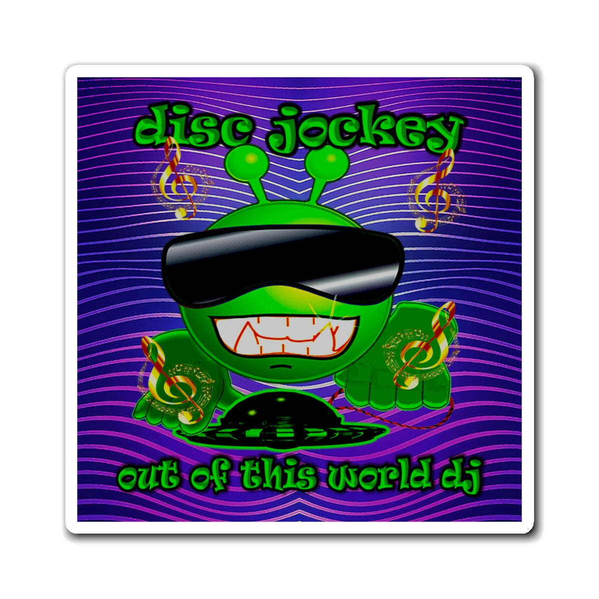 disc jockey - Magnets - (purple wave)