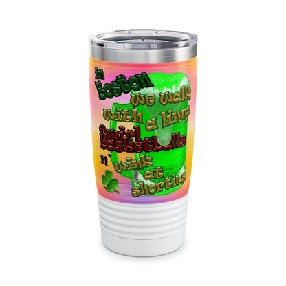 celtics logo - Ringneck Tumbler, 20oz (color blur)