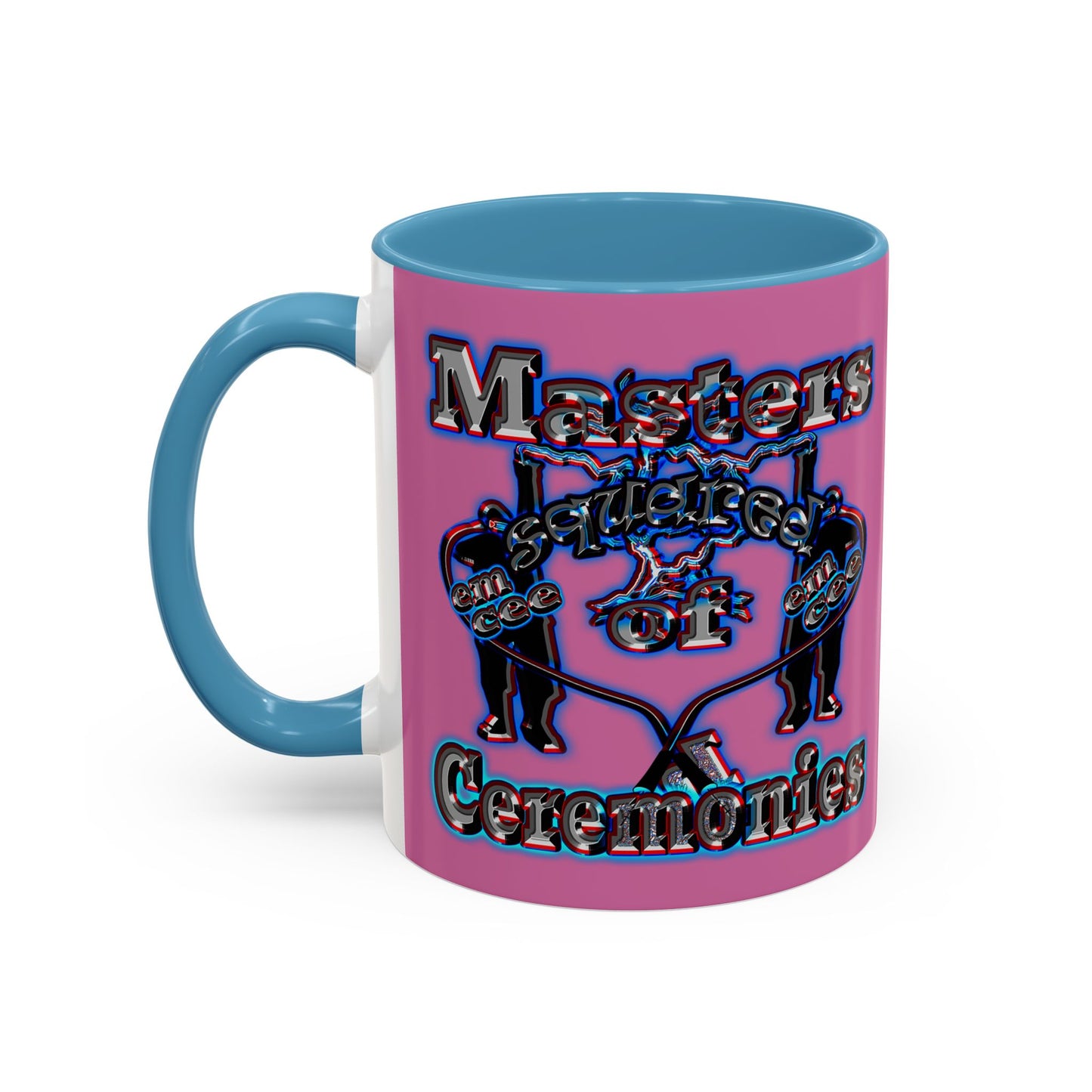 em cee squared - Accent Mug (light pink)