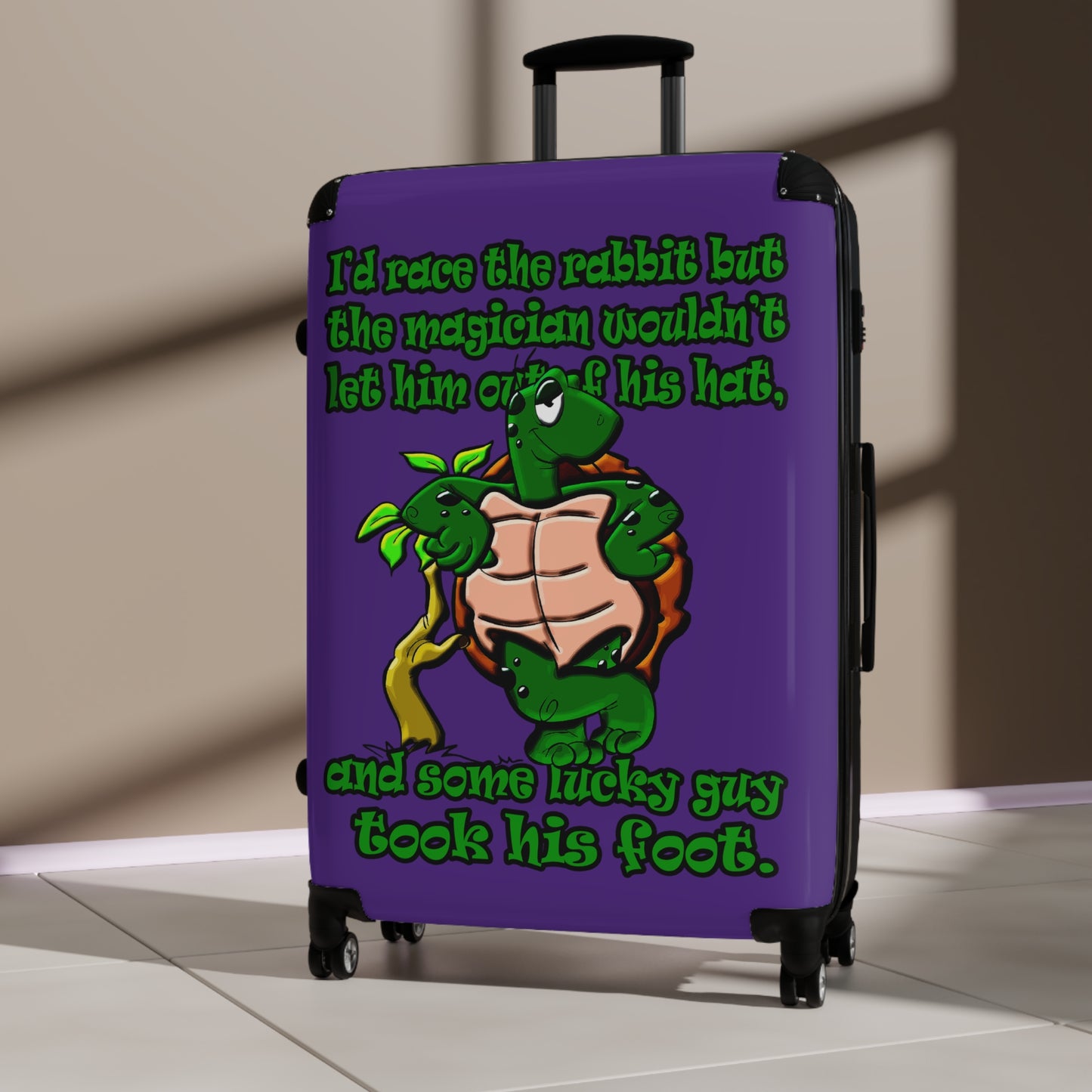 turtle race - Suitcase (purple)