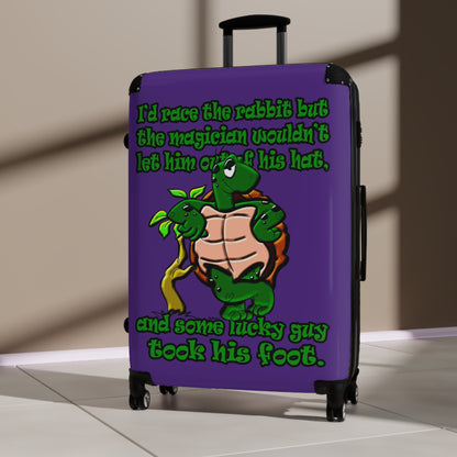 turtle race - Suitcase (purple)
