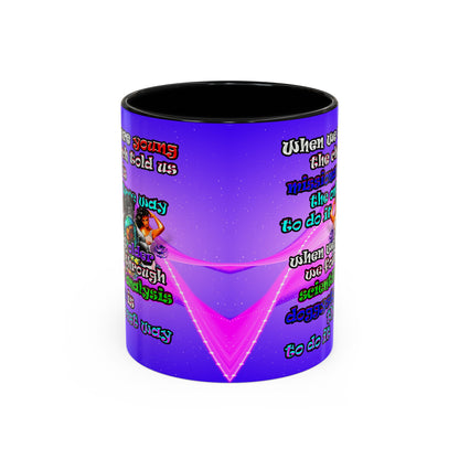 doggystyle - Accent Mug (purple-pink wave)