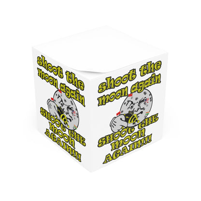 shoot the moon again - note cube (white)